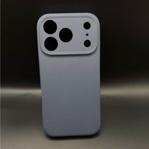 Blue Silicone iPhone 17 Pro Case